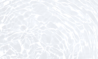 Abstract white water ripple surface. Shining sunlight reflections. Blurred transparent texture. Summer background. Water waves pattern. Light effects. Bright and glowing
