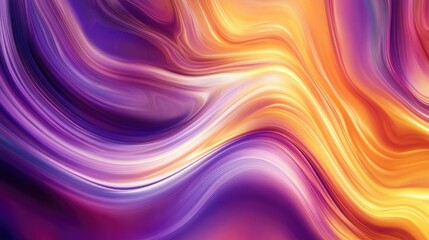 Obraz premium Modern fluid design with warm gradient color movement