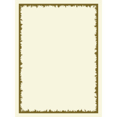 old paper frame vector