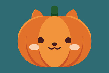 Obraz premium vector illustration of a pumpkin