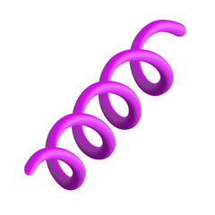 3d purple circle,3D shap,element,illustration 