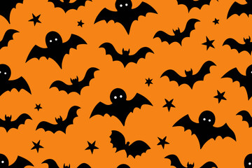 halloween seamless background