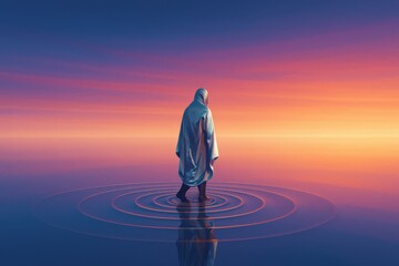 Horizon Echoes of the Mirror Pilgrim
