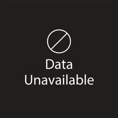 Data Unavailable Text simple