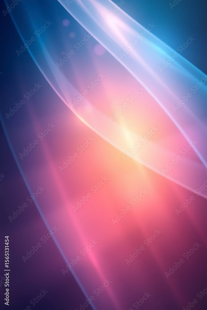 Poster elegant abstract background with wavy lines and gradient color blend