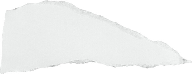 White Textured Ripped Paper Piece