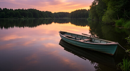boat on lake