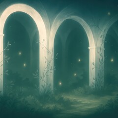 The Whisper Garden Beneath Moonglass Arches