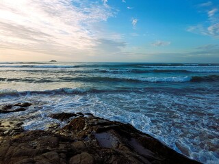 Obraz premium sunset on the beach