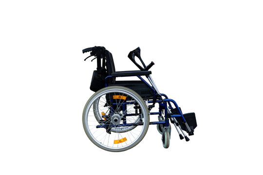 Wheelchair on white background / PNG
