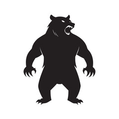 Bear Standing With Claws Extended