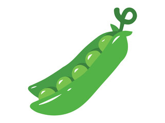 Peas Vegetable Cartoon Clip Art