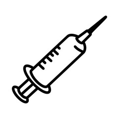 Hand-Drawn Syringe Doodle Vector &ndash; Vaccine and Injection Medical Tool in Sketch Style
