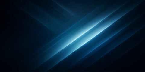 Obraz premium Blue abstract light background with glowing lines and smooth motion pattern