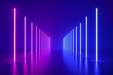 Abstract blue background with digital equalizer sound wave illustration for technology and business data