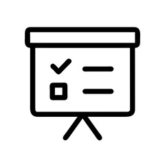 Simple task board with checklist and to-do list. Project management task board includes checkboxes and lines for planning tasks and scheduling deadlines.