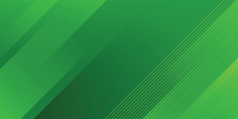 Fototapeta premium Abstract green sporty background template vector with shiny lines and lights. Green background with strong pattern design.Eps10 vector