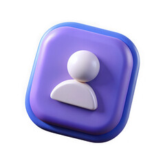 User profile icon purple blue user icon person icon