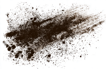 dirt and mud texture on a transparent background