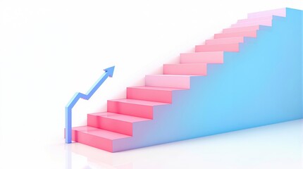 stairs to success