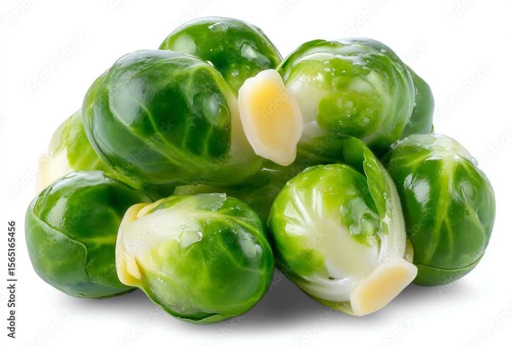 Poster the image features a seamless horizontal view of microgreen cress salad isolated on a white backgrou