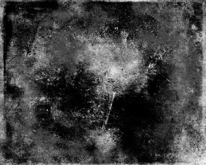 Grunge dark damaged background, scratched horror texture, copy space
