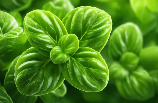 Garden cress, or pepperwort and peppergrass, is a fast-growing edible herb, Lepidium sativum, with a macro food photo displaying its green seedlings and young plants as a healthy microgreen