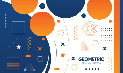 Obraz premium Modern abstract geometric background