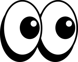 Vector Sticker Eyes Icon