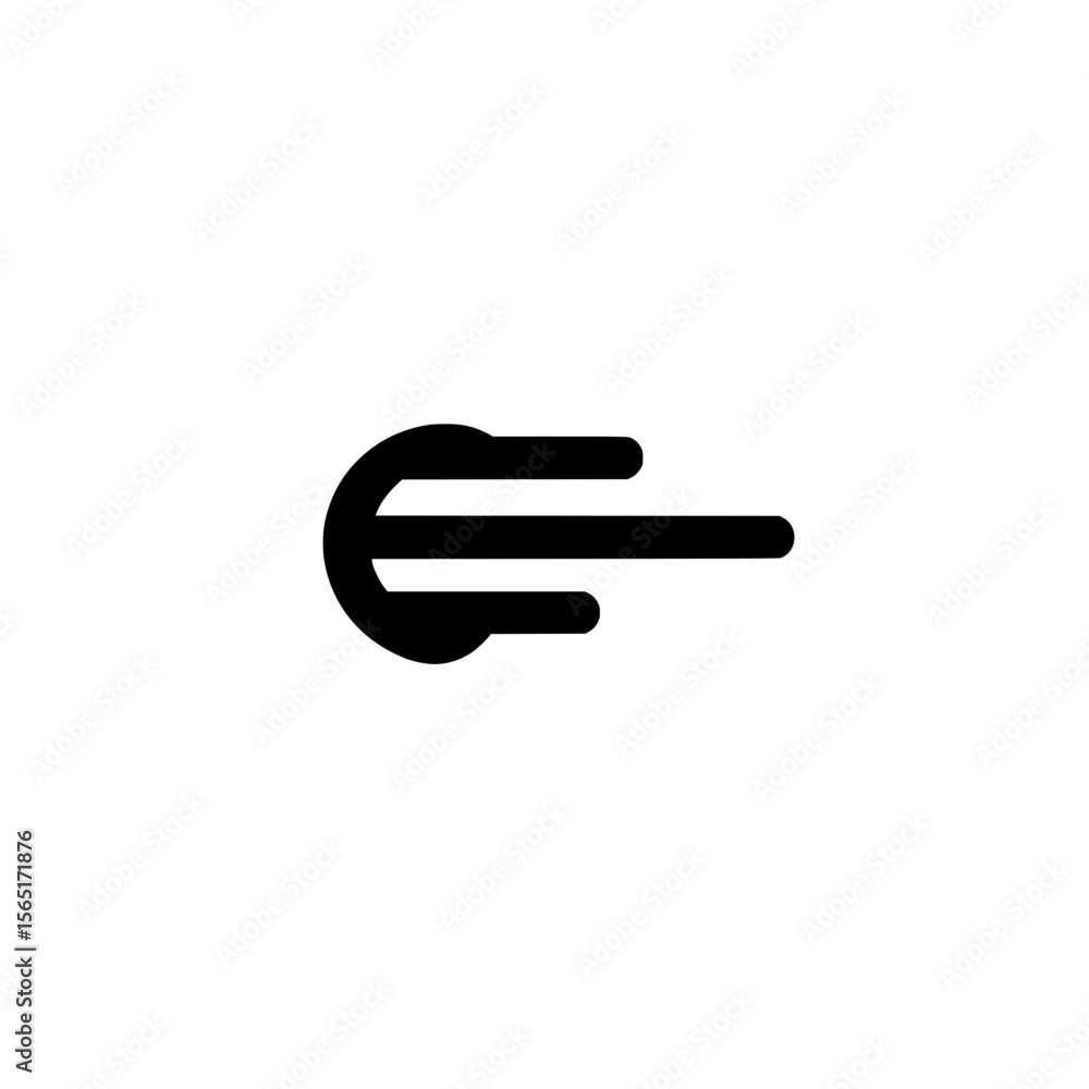 Poster abstract motion lines vector illustration representing speed energy and dynamic movement design