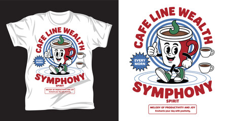 Coffee graphic vector art t-shirt design print