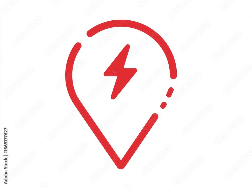 Aufkleber a modern illustration represents the concept of geolocation pointers, complete with pointer icons an