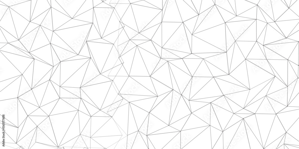 Aufkleber abstract of simple gray line triangle pattern geometric background. seamless geometric polygonal rep