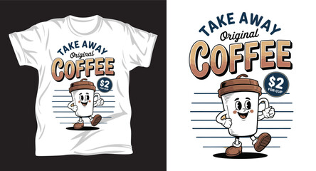 Coffee graphic vector art t-shirt design print