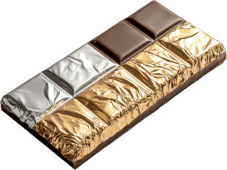 silver and golden foil 