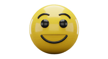 3d smiley face