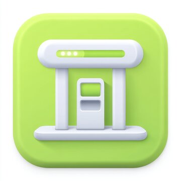 The iws38 IconWebsiteSimple iws represents a charging station symbolized by a green icon circle web symbol in english, and an E-Tankstelle Ladestation Zeichen in gr&uuml;n in German, labeled as g