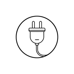 Obraz premium electrical plug icon