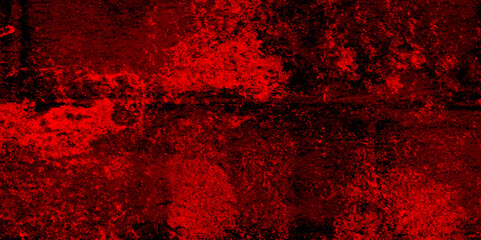 Abstract red grunge background with copy space. Dark red slate background toned classic color. old red color wall background texture. dirty rustic fire red texture.