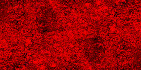 Abstract red grunge background with copy space. Dark red slate background toned classic color. old red color wall background texture. dirty rustic fire red texture.