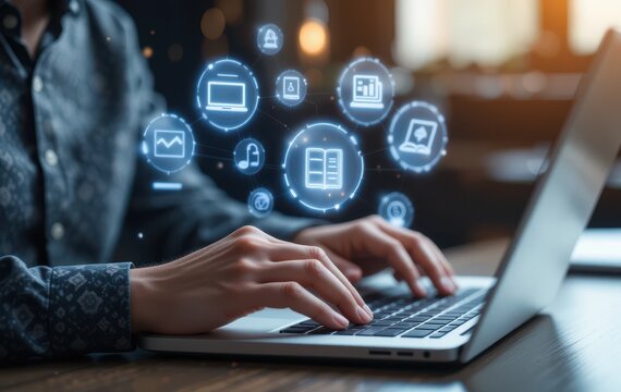 Innovative access to diverse digital information resources through laptop use