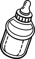 vector illustration of a bottle 
