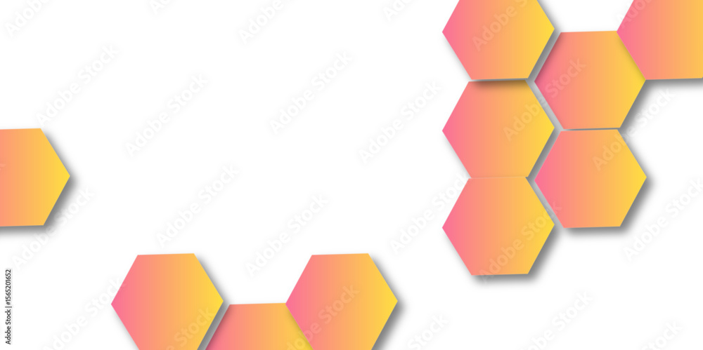 Poster purple hexagon 3d background texture. modern abstract polygonal pattern. honeycomb vector illustrati