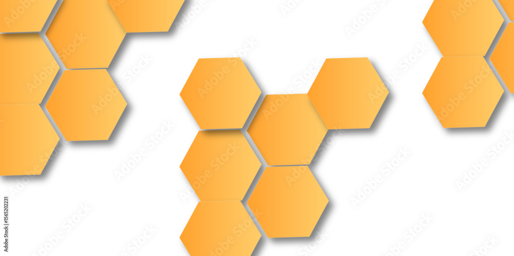 Aufkleber purple hexagon 3d background texture. modern abstract polygonal pattern. honeycomb vector illustrati