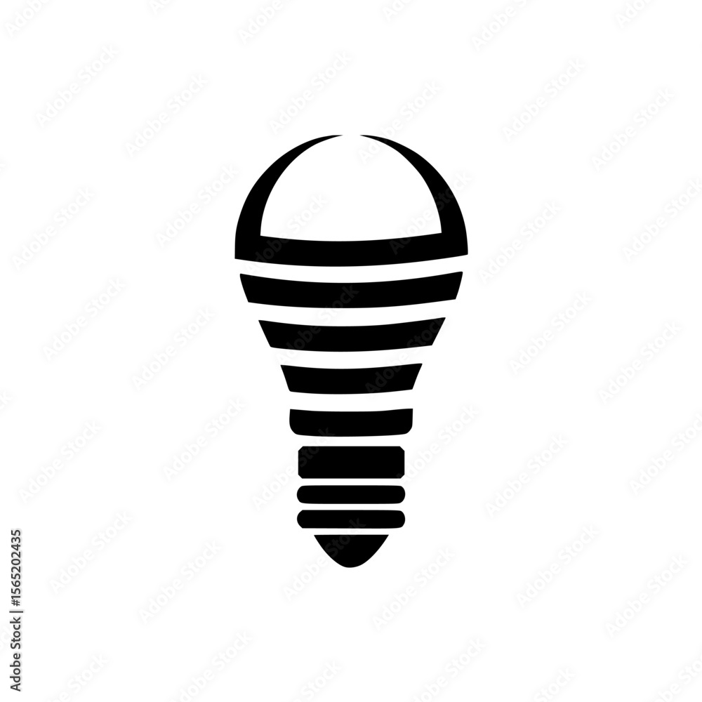 Poster vector icons set featuring silhouette pictograms for various activities and objects in a minimalist 