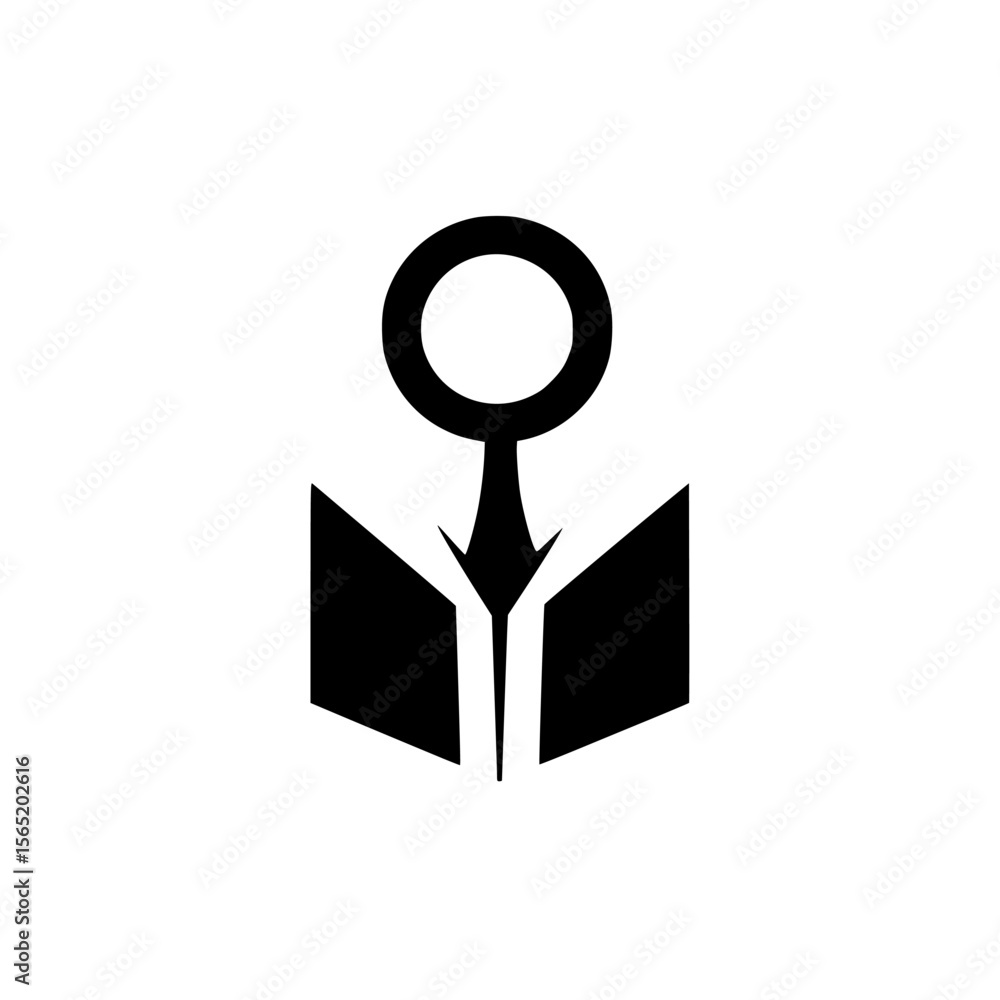 Poster isolated vector icons set showcasing silhouette pictograms for diverse activities and themes in a mi