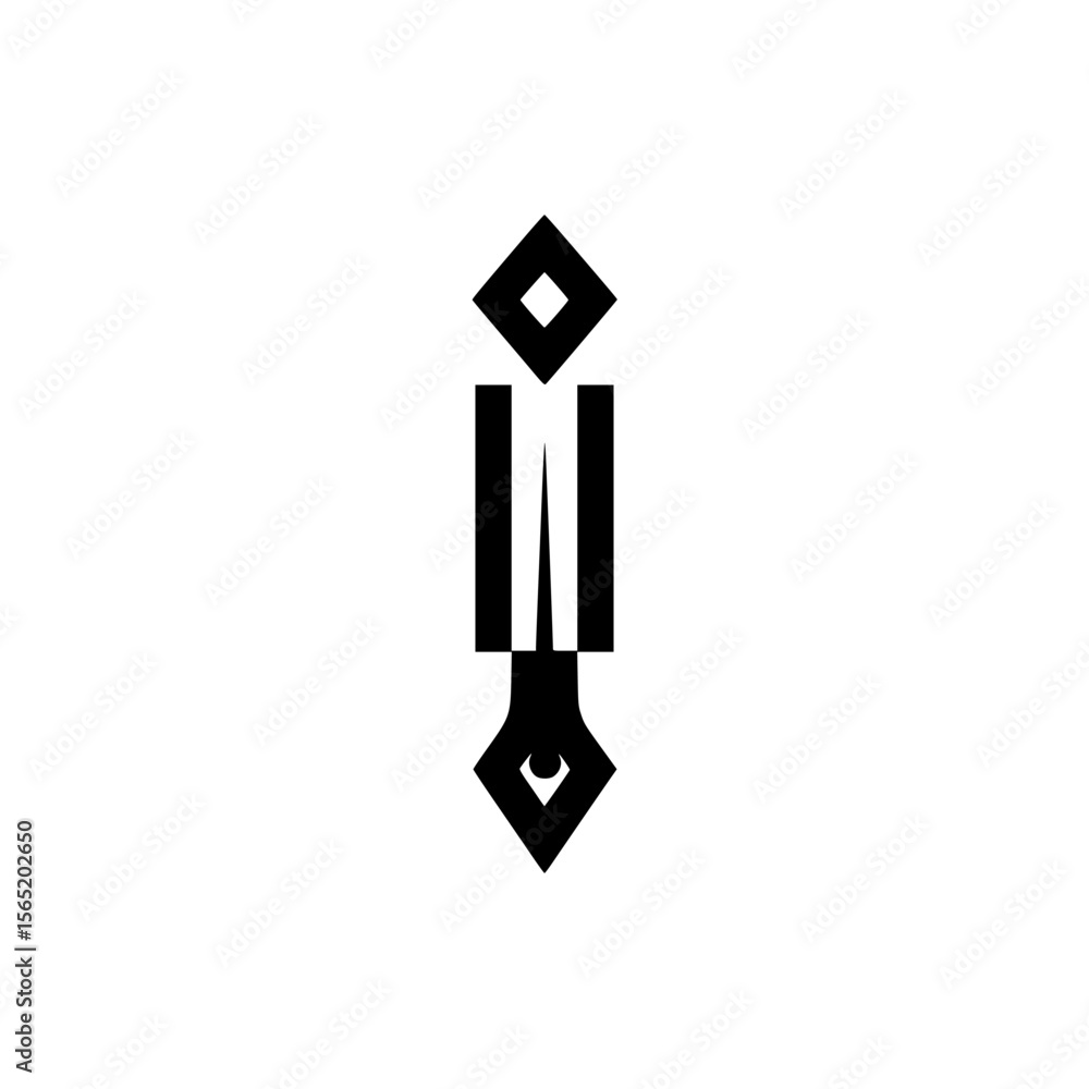 Poster silhouette pictogram collection featuring various isolated vector icons representing different objec