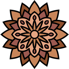abstract flower vector illustration