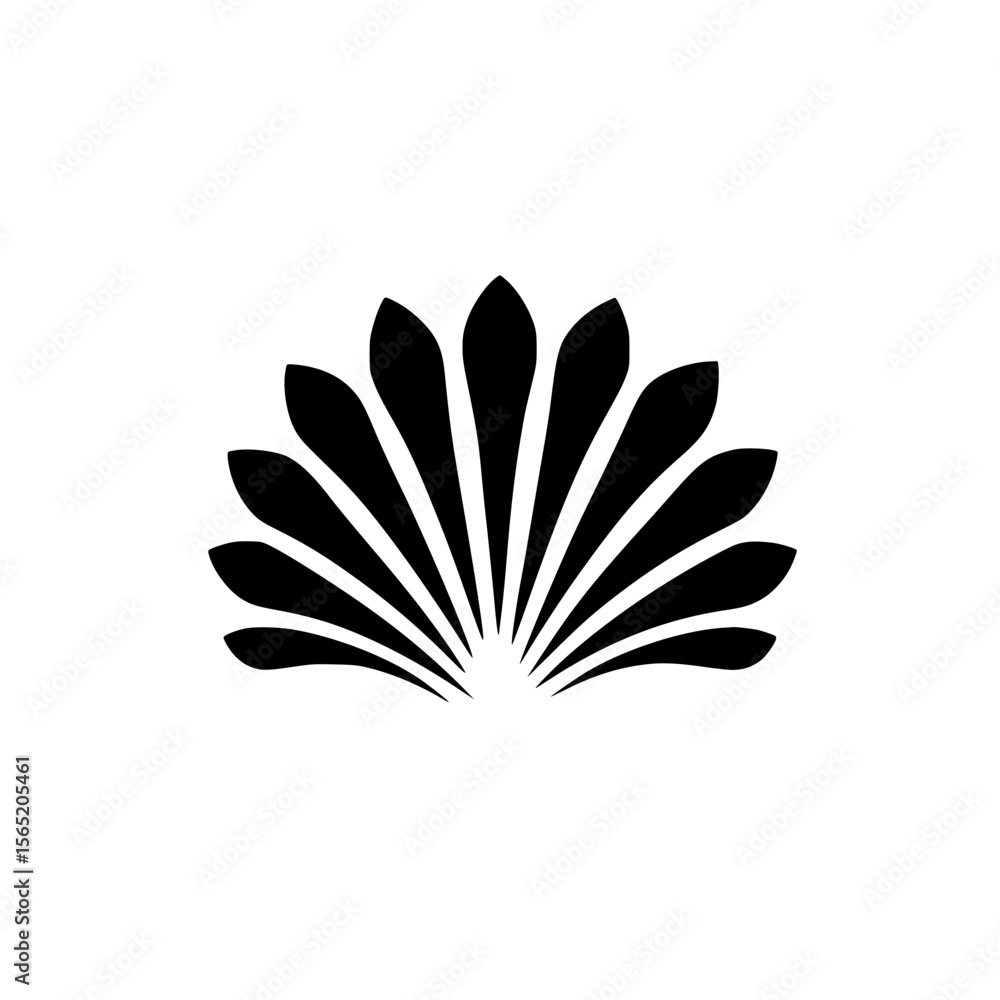 Poster silhouette pictogram icons representing various activities and concepts in a modern design style