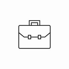 business briefcase portfolio icon sign vector